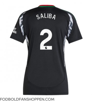 Arsenal William Saliba #2 Udebanetrøje Dame 2024-25 Kortærmet